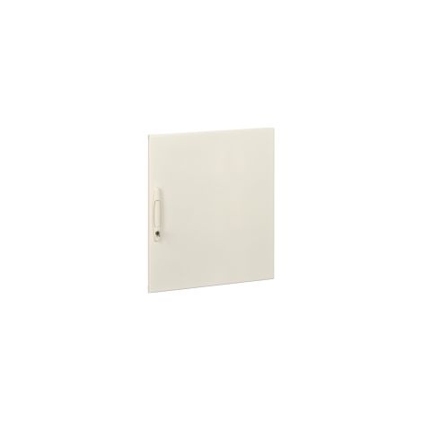 Porte pleine pour coffret métal 4x15M saillie L555mm blanc Pack 160 avec poignée IK07 IP30 PrismaSeT G