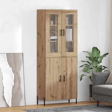 vidaXL  Highboard  Artisan Oak 69.5 x 34 x 180 cm Engineered Wood