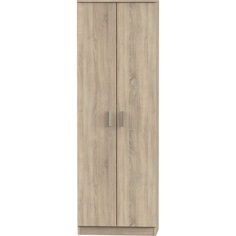 Armario multiusos Carles con 3 estantes acabado roble cambrian, 180cm(alto) 60cm(ancho) 35cm(fondo) (1/5)