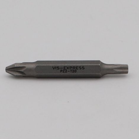 Embout Double Pozi N°2 + TORX T20 Longueur 50