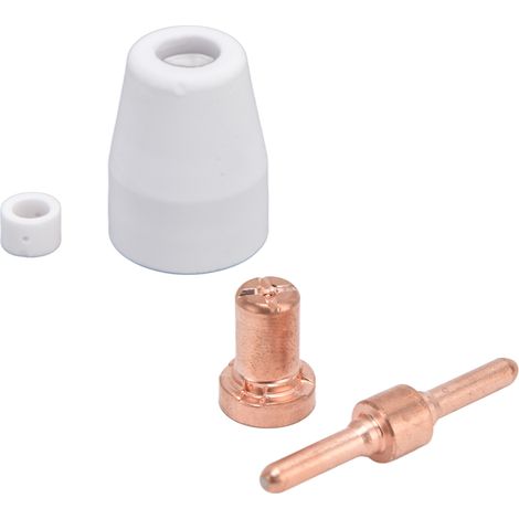 Kit de 65 consommables de découpe plasma : pointes en céramique et cuivre pour coupeur plasma Stahlwerk CT312 CUT50 (1/5)