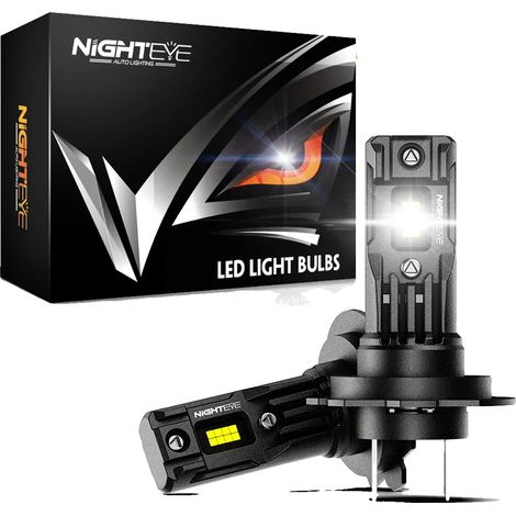 Ampoules de phares LED, 35000 lumens, compatibilité universelle, H7 (1/5)