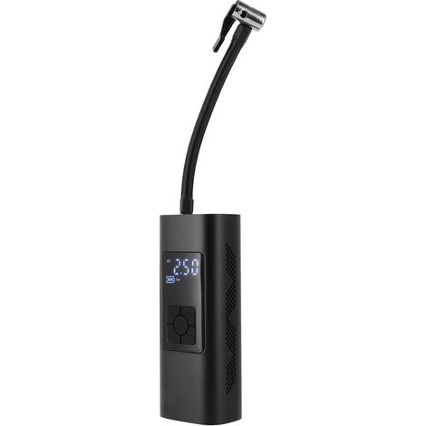 Gonfleur de pneus sans fil, compresseur d'air portable 60 W, 150 PSI, 6000 mAh, pompe à air électrique portable avec manomètre pour voiture et moto (1/5)