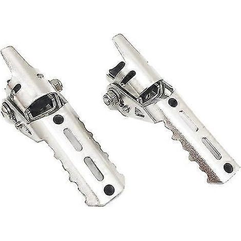 Klappbare Fußrasten vorne, 2225 mm, für BMW F650GS, F850GS Advanced, F800GS, G310GS, F700GS, F900XR, F900R – Silber (1/5)