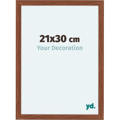 yd. - Cadre photo 21x30 - Noyer - MDF - Como (1/5)