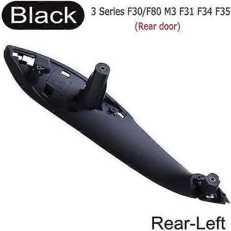 Cache de poignée de porte intérieure pour BMW Série 3 F30 316d 318d F31 320i 325d (2011-2019) - Référence : 51417279315 - Poignée de porte intérieure - Noir - Arrière gauche (1/5)