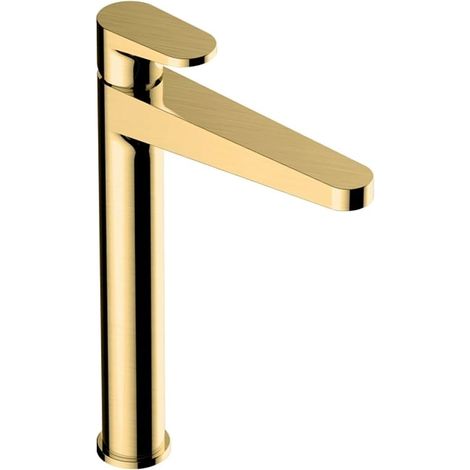 RAK Ischia Brushed Gold Tall Basin Mixer Tap - RAKISH3003G (1/2)