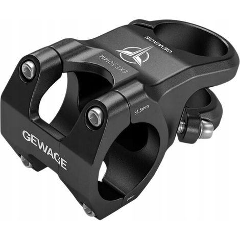 Potence de vélo AHEAD, support de guidon en aluminium 31,8 x 50 mm (1/4)