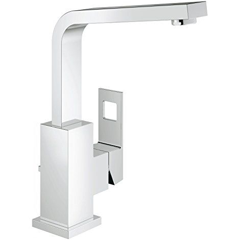 Miscelatore monocomando lavabo EUROCUBE DN 15 grafite dura spazzolato GROHE (1/4)