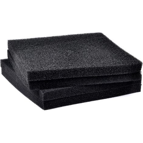 pc Filter Foam, Cotton, 50 x 50 x 3cm, Large Hole, Aquarium Filter, Pond (1/5)