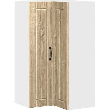 Maison Exclusive - Mobile angolare per parete LUCCA Rovere Sonoma 57 x 57 x 100 cm