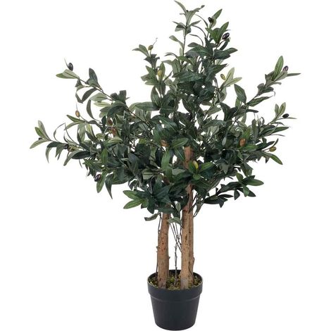 Planta olivo decorativo artificial verde 60x60x93h cm (1/5)