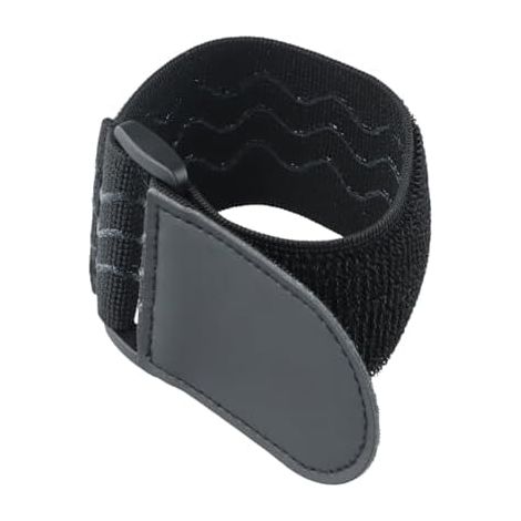 Sangle en Elastique avec de la Silicone Antidérapant, 30×5 CM Nylon Sangles Câble Attaches, Multi-Usage et Réutilisable pour Cordes, Câbles, Tuyaux d’ Arrosage, Vélos (Noir) -
