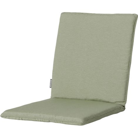 COUSSIN DE CHAISE DOSSIER BAS VERT Boîte/4 coussins (1/3)