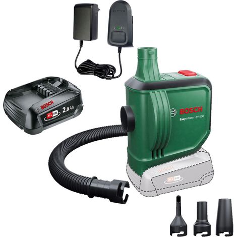 Bosch EasyInflate 18v 18V-500 Cordless Volume Air Pump Inflator 1x 2.0Ah Battery (1/5)