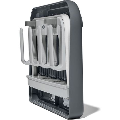 Scolabottiglie/asciugabottiglie pieghevole Good Grips / OXO, colore grigio. (1/5)