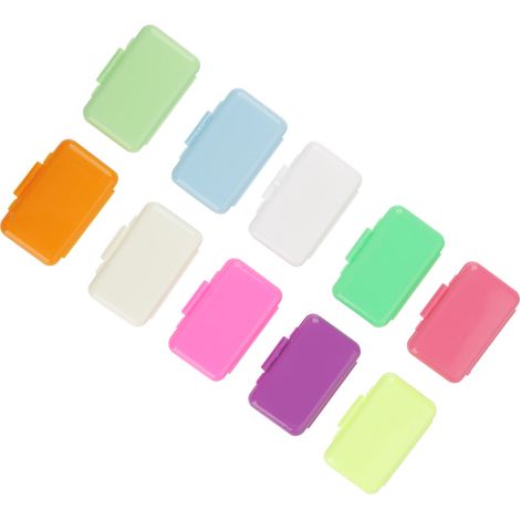 Lot de 10 boîtes de cire dentaire aromatisée pour soulager les irritations dentaires, parfum fruité, pour appareils orthodontiques et gencives. (1/5)