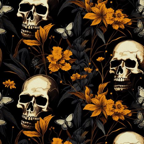 Tela Oxford decorativa para exteriores - Motivo de calavera I DX4504 (1/5)