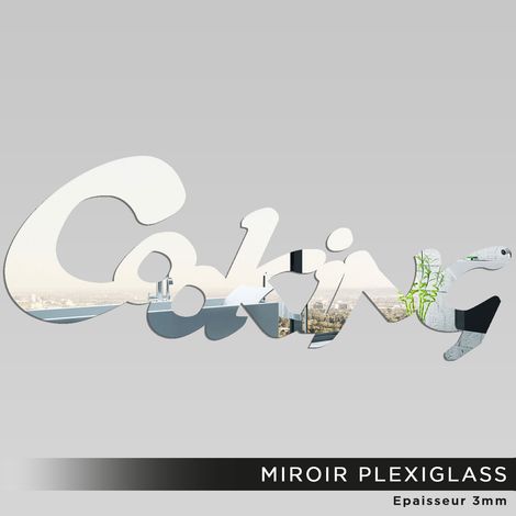 Miroir Plexiglass - Cooking - 8x20 cm (1/2)