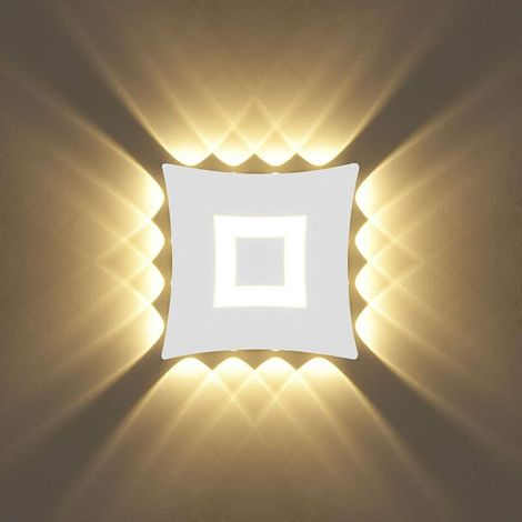 22W Moderne Applique Murale LED Lampe Murale Imperméable IP65 Aluminium Lampe de Mur LED Intérieur Extérieur pour Salle de Bains Salon Chambre à Coucher Couloir Escalier Entrée Porche - Lumière chaude (1/5)