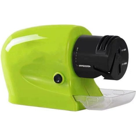 Affûteur de couteaux électrique multifonctionnel entièrement automatique pour la cuisine, meule à aiguiser pour couteaux à fruits et tournevis. (1/4)