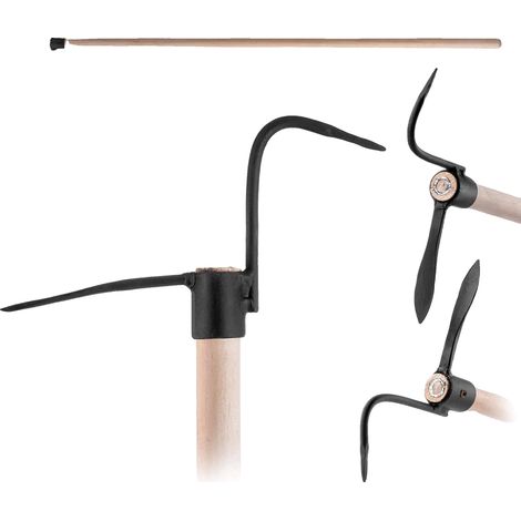Nettoyeur de pavés, Poignée en bois, Longueur de 120 cm, Diamètre de 2,8 cm, Poids de 0,7 kg, Résistant au gel (1/5)