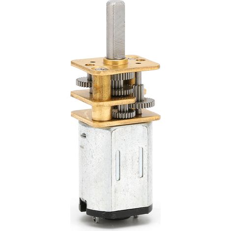 Moteur à engrenages réducteur 12FN20 DC 6V 400 tr/min, arbre 3x10 mm, pour robot (1/5)
