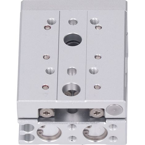 Vérin pneumatique double tige double effet aluminium inox M5x0.8 course 10mm 10S (1/5)