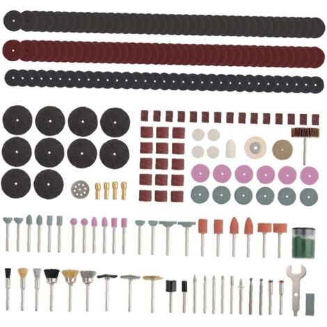 Accessoires multifonctions Grinder Kit électrique rotatif Outil de meulage de polissage de forage 225pcs de coupe (1/5)