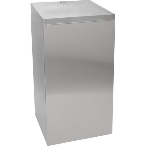 KWC AR Abfallbehälter, RODAN, Edelstahl,  275x609x207 mm, Aufputz, ca. 30 l