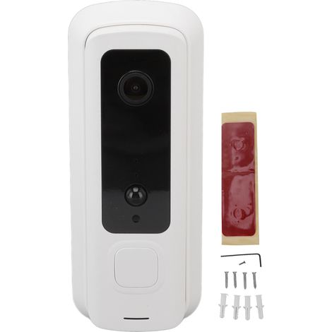 Sonnette Vidéo Extérieure H3 MINI 720P WiFi Caméra de Portail Sans Fil Sécurité Maison Blanche (1/5)
