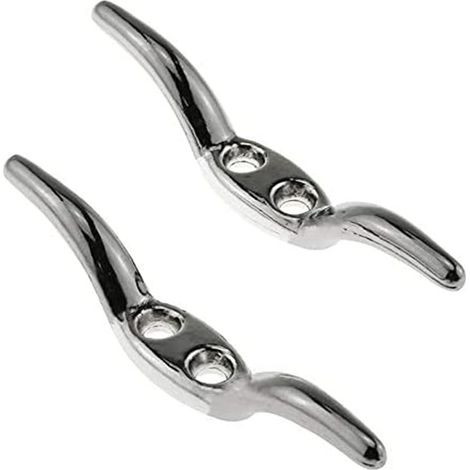 Sollbry 2 pezzi Gancio a bitta, bitta per bandiera, gancio per cima d'ormeggio per albero, bitta in metallo resistente, per aste portabandiera, barche, yacht, tende da sole, teloni (1/5)