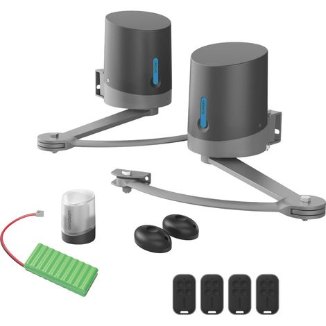 motorisation Avidsen Orane SE avec batterie de secours pour portail battant