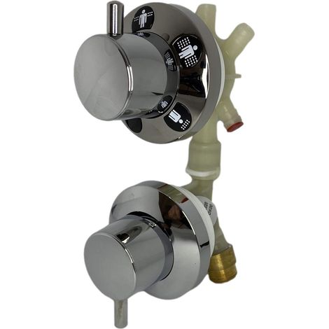 Ricambio miscelatore completo 5 funzioni Novellini MISCMPLA5F-K Cromo (1/3)