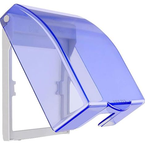 [NON UTILIZZATO] Copertura per presa elettrica a prova di bambino, scatola per presa elettrica trasparente e impermeabile, scatola per presa elettrica impermeabile, adatta per prese del bagno, previen