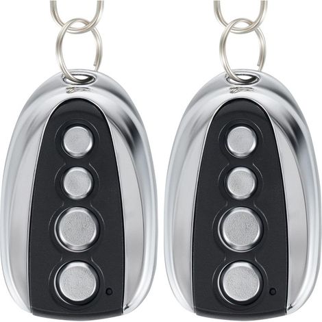 Lot de 2 Télécommandes pour Motorisations pour Portails Coulissants et Portails Battants Clés de Sauvegarde Sans Fil Distance 30 Mètres Accessoires de Sécurité pour Portails Automatiques (1/5)