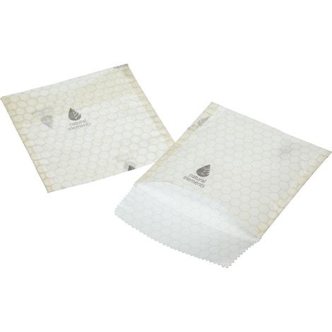 Kitchen Craft Natural Elements - Juego de 2 bolsas para sándwich de cera de abeja