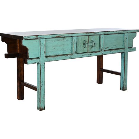 Consola Olmo Macizo 170X49X88 Decape Turquesa (1/5)