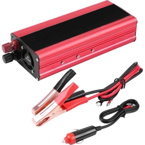 Onduleur de Puissance de Voiture 2000W, onduleur de Puissance à Onde sinusoïdale Pure DC 12 V / 24 V à AC 220 V, Onde sinusoïdale pour Utilisation Multifonction Automatique d'alimentation (1/5)