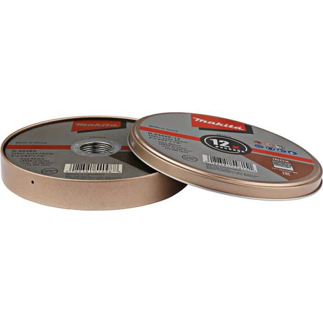 Discos de corte Makita 125 mm rojo 12 piezas (1/2)
