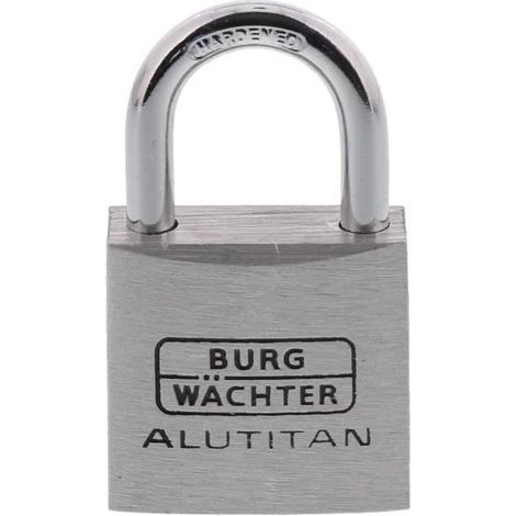 Burg Wächter 36151 Cadenas 30.00 mm fermeture universelle aluminium avec serrure à clé (1/6)