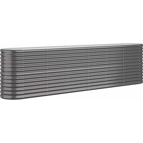 Maison Exclusive - Hochbeet Verzinkter Stahl 260x40x68 cm Anthraz (1/5)