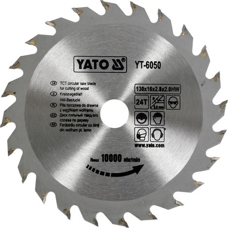 Kreissägeblatt Sägeblatt Holzsägeblatt 130 x 16 mm 24 Zähne (1/5)