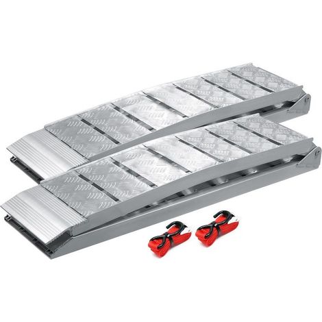 Paire de Rampes de chargement moto pliable 1360 kg 228 cm de long (1/5)