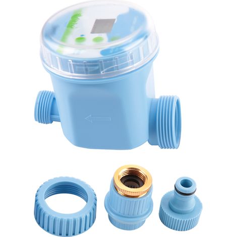 Programmateur d'arrosage automatique 360° étanche avec écran LCD, minuterie intelligente pour jardin pelouse balcon, ABS (1/5)