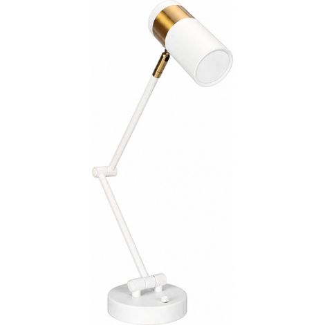 Applique murale à bras articulé et douille E27 rotative, en métal, lumière chaude 3000K, blanche, pour chambre ou salon (1/5)