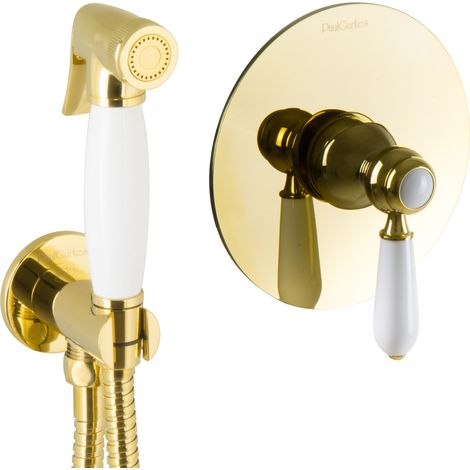 PaulGurkes Bidet Unterputz Gold Hygienedusche Intimdusche Set Spraybrause (1/5)