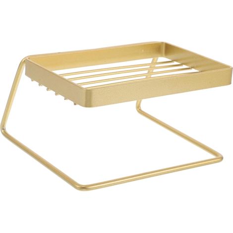 Porte-Savon Inoxydable Auto-Drainant Support Savon Douche Et Cuisine Design ÉLéGant 11.80X10.80X6.50Cm Polyvalent pour Salle De Bain Et ÉVier (1/5)