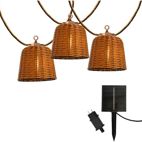 Guirlande solaire FORMENTERA HYBRID 10 ampoules 8M (1/5)