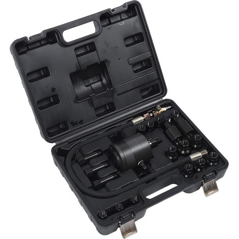 Outils Pneumatiques, 21 Pièces Outil d'extraction d'injecteur Outil de Retrait d'extracteur d'injecteur en Métal Outil de Retrait de Rouille Robuste Kit d'extracteur (1/5)